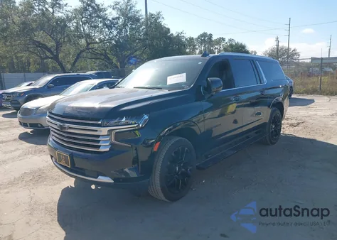 2023 Chevrolet Suburban 4Wd High Country z USA, uszkodzony, nr VIN 1GNSKGKL2PR262327